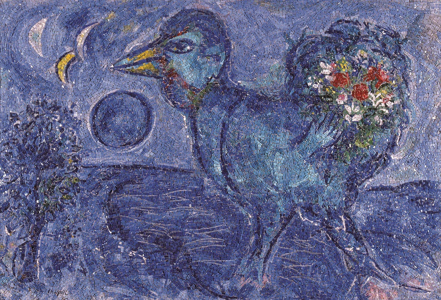 Le Coq bleu di Marc Chagall dal MAR di Ravenna al Musée National Marc Chagall di Nizza