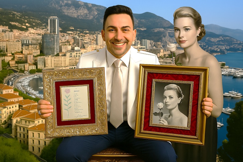 Luca Moretti rinnova il proprio tributo a Grace Kelly dopo l'encomio reale