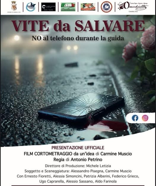 FILM CORTOMETRAGGIO “VITE DA SALVARE” (NO al telefono durante la guida) 