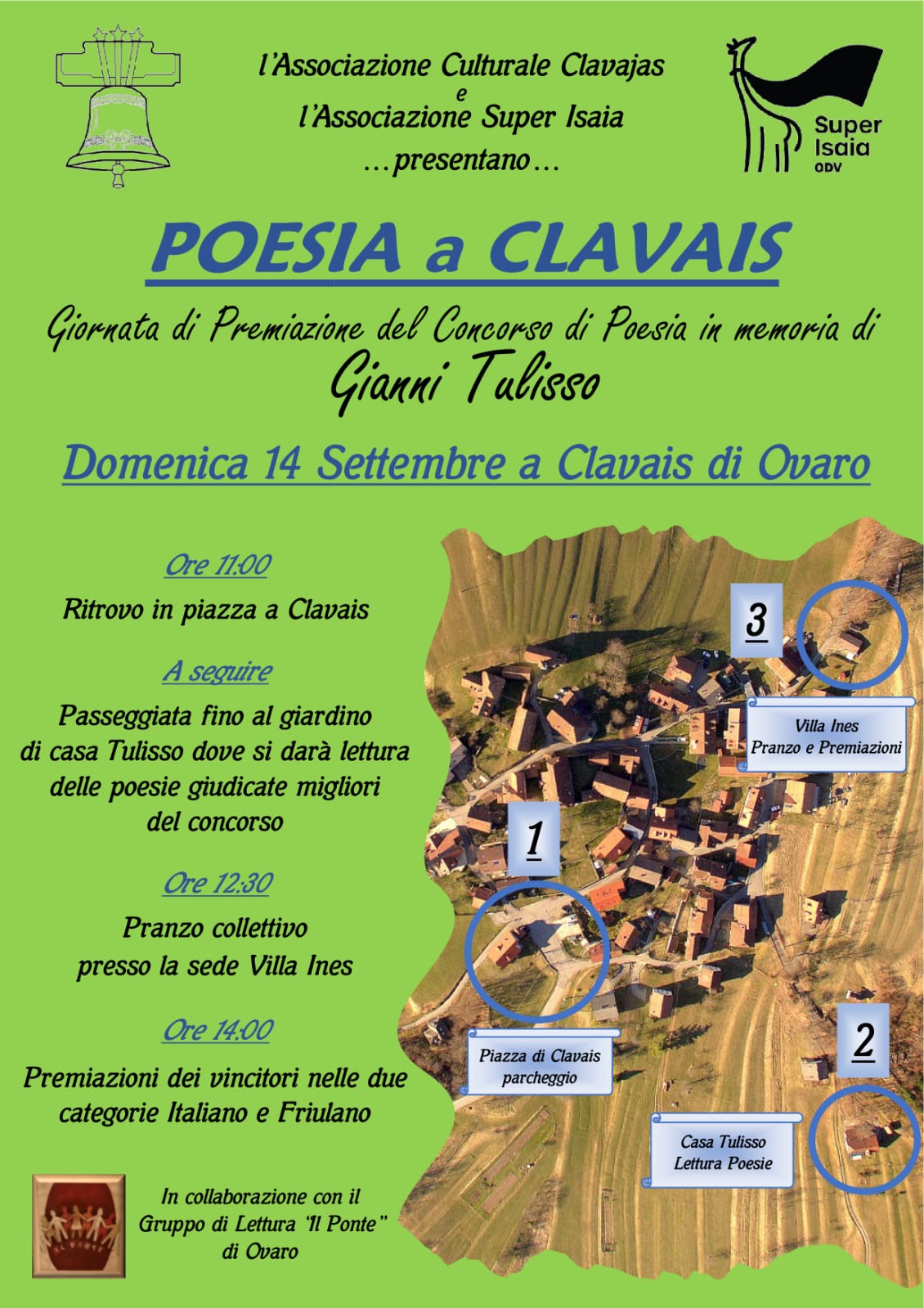Le poesie della prof.ssa Antonella Colonna Vilasi a Clavais di Ovaro