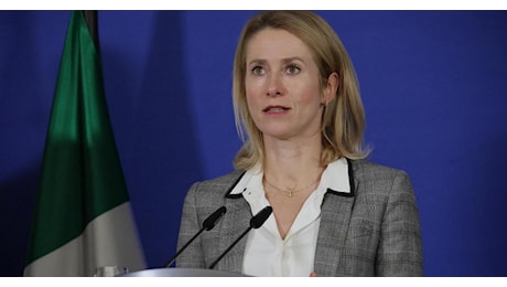 Kallas, Russia non può resistere e spendere più di noi: C'è un aggressore e c'è una vittima