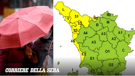 Allerta gialla a Pistoia per temporali: riguarda solo le zone collinari e montane