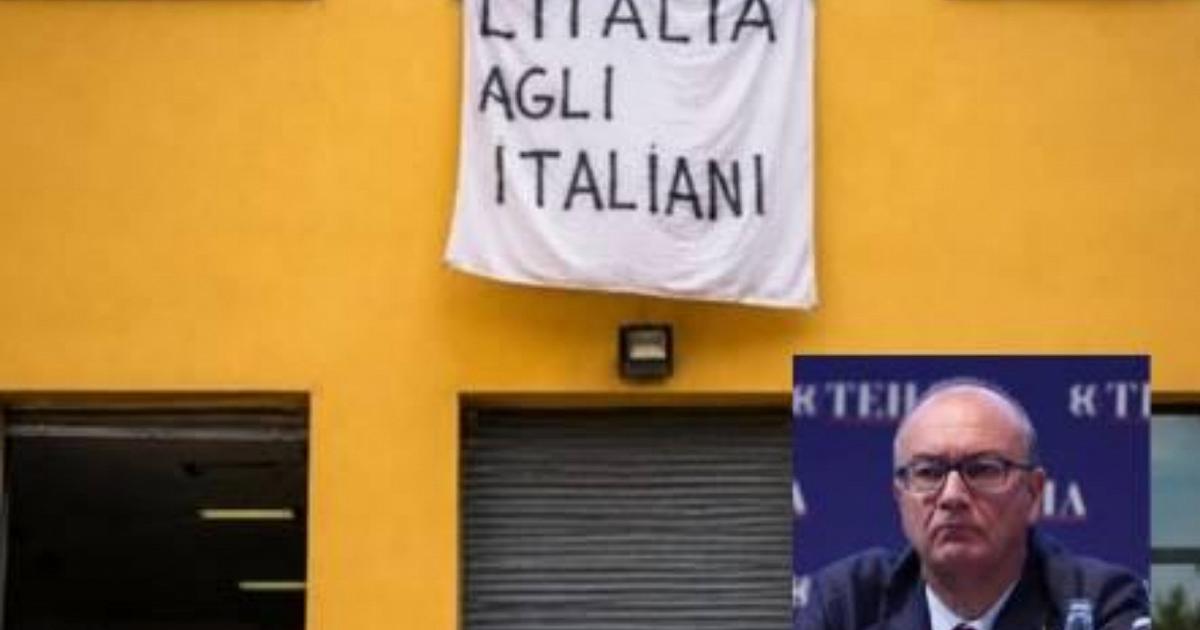 Il caso dello striscione Italia agli italiani al liceo di Cesena, Valditara: Frase condivisibile