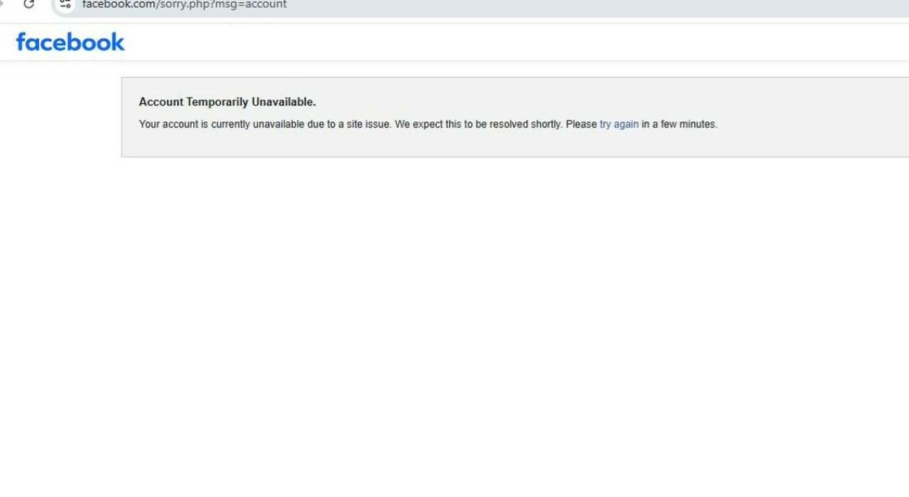 Facebook e Instagram down da ore in tutto il mondo, «Account non disponibile al momento»: ecco cosa sta succedendo