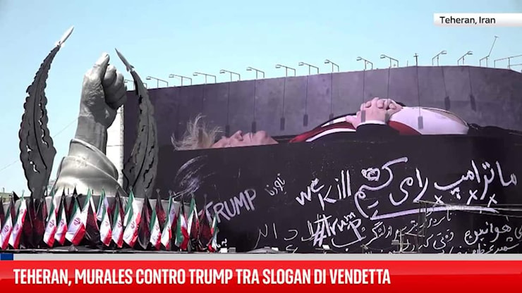 Teheran, murales contro Trump tra slogan di vendetta - Sky TG24