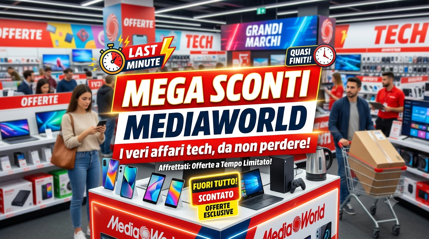 Mega Sconti MediaWorld: i veri affari da comprare prima che finiscano