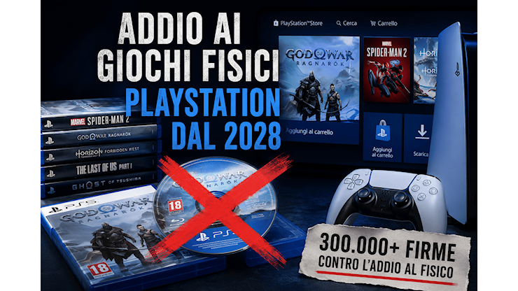 Addio ai giochi fisici PlayStation: scopri perché 300.000 utenti protestano - cyberludus.com