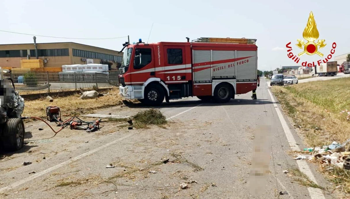 Incidente a Pastorano sulla Statale 7 Appia tra Capua e Pignataro Maggiore, due uomini morti e un ferito