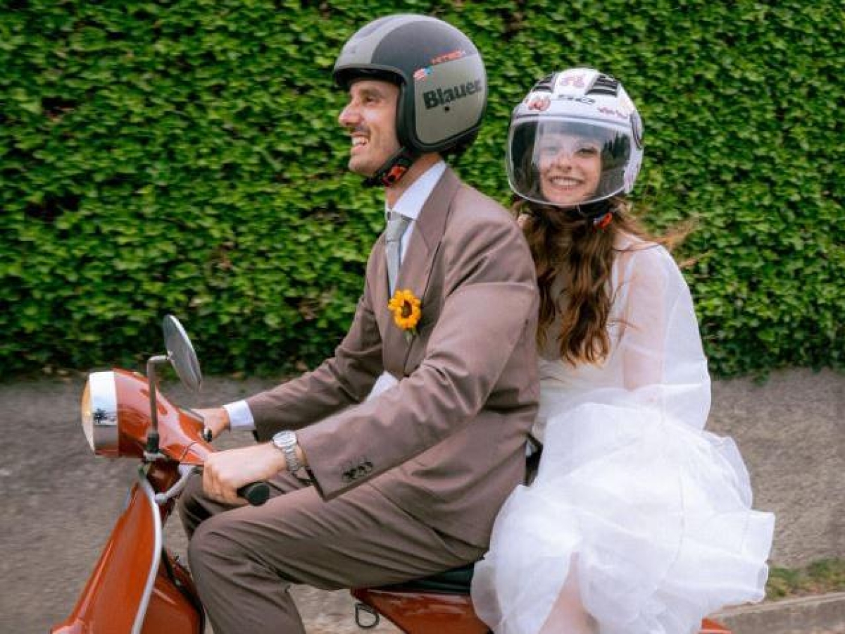 Francesca Michielin sposa Davide nella sua Bassano: le foto della cerimonia e della festa
