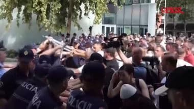 Albania, scontri tra manifestanti e polizia davanti al parlamento albanese