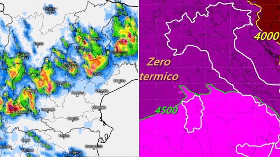 Previsioni 10-12 luglio: clima afoso con qualche temporale