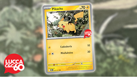 Lucca Comics 2026, dagli incontri indie alla carta speciale di Pikachu