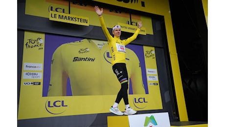Classifica Tour de France 2026: Pogacar amministra; Piganzoli perde 25′, ma resta in top15