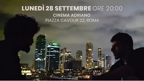 Naza, proiezione riservata al Cinema Adriano con Conte, Bonelli e Fratoianni
