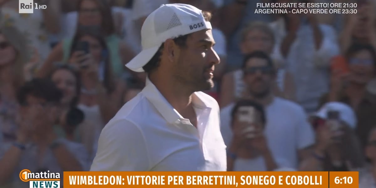 1mattina News 2025/26 - Berrettini torna protagonista a Wimbledon - 03/07/2026 - Video