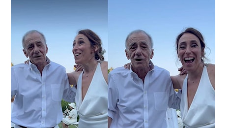 Francesca Vecchioni, la primogenita di Roberto, si è sposata con Sara sul lago di Garda