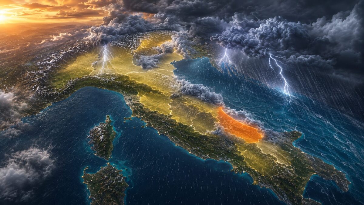 Allerta meteo Protezione Civile: temporali e raffiche di vento fanno scattare l’allarme in diverse regioni