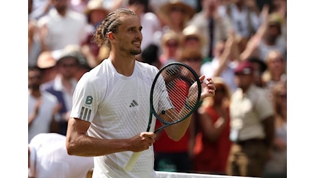 Zverev a Wimbledon, la prima finale dopo la vittoria su Fery