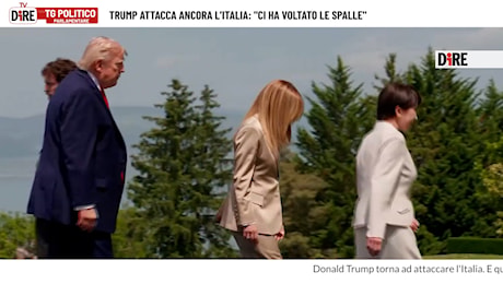 Trump ad Ankara punta il dito contro l’Italia:Meloni non c'è stata sull'Iran"