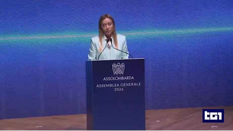 Meloni ad Assolombarda:L'Italia non dice sempre sì in Ue, serve una soluzione rapida sul caro energia"
