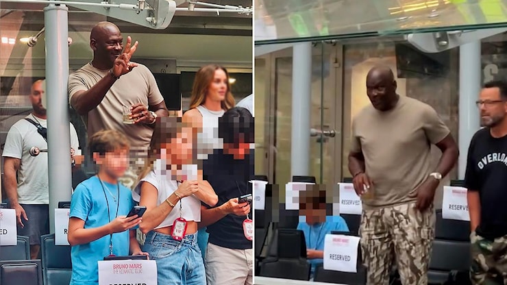 Michael Jordan a San Siro per il concerto di Bruno Mars: fan in delirio a Milano - Il Giorno