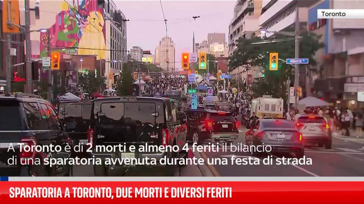 Sparatoria a Toronto, due morti e diversi feriti