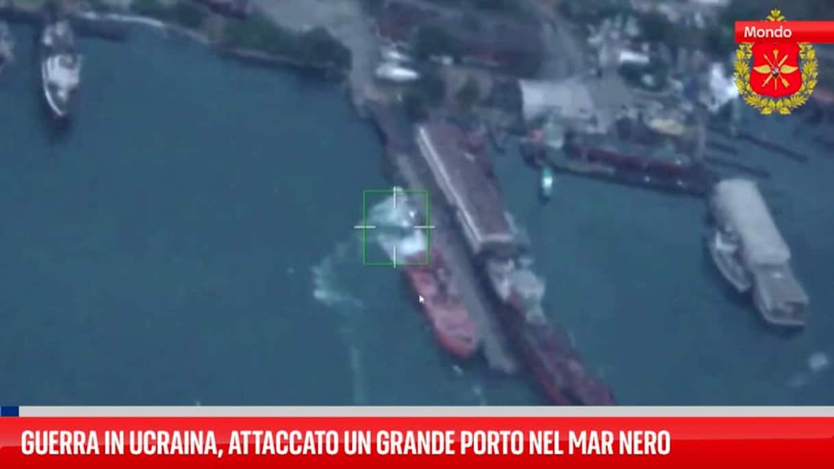 Guerra in Ucraina, attaccato un grande porto nel Mar Nero
