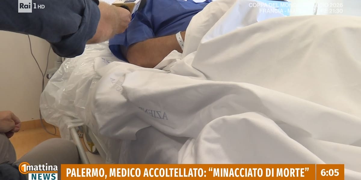 1mattina News 2025/26 - Medico accoltellato a Palermo, arrestato un uomo - 09/07/2026 - Video