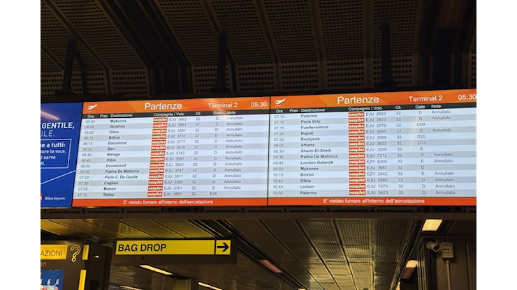 «Vacanze finite alle 4.50»: lo sciopero blocca una ticinese a Malpensa - Corriere del Ticino