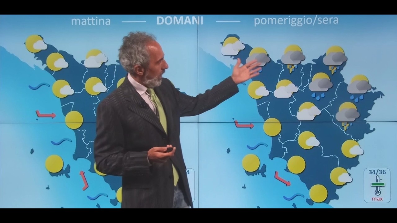 VIDEO / Meteo, il punto del LaMMA: “Domani ancora caldo, ma arrivano dei temporali…”