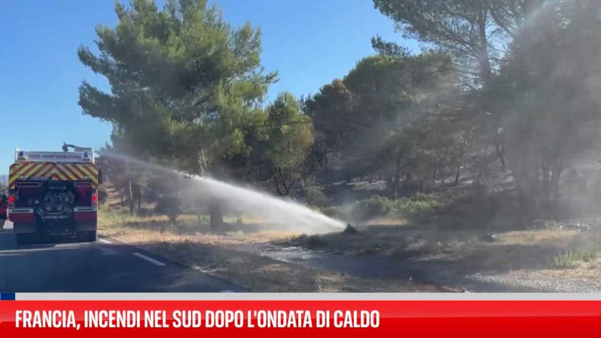 Francia, incendi nel sud dopo l'ondata di caldo