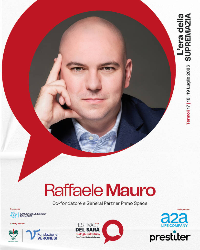 Al Festival del Sarà Raffaele Mauro: la space economy come infrastruttura del potere europeo
