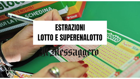 Estrazioni Lotto, Superenalotto e 10eLotto di oggi venerdì 16 ottobre 2026: i numeri vincenti