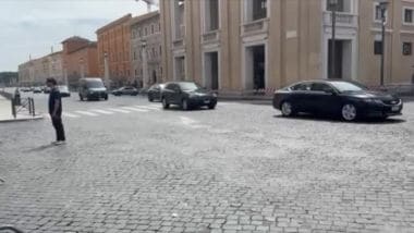 L'arrivo in Vaticano del Segretario di Stato Usa Marco Rubio