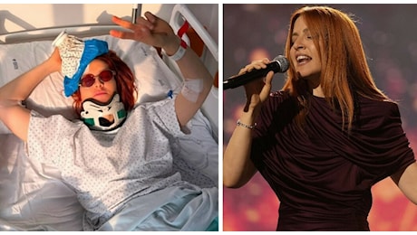 Noemi caduta dal palco: il primario spiega come sta la cantante