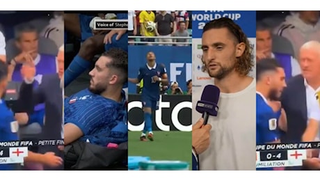 Inghilterra travolge la Francia 6-4, bronzo mondiale tra gol e polemiche. Rabiot:Primo tempo vergognoso"